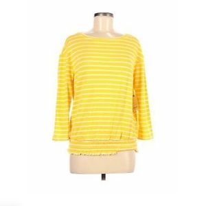 NWT St. John's Bay Women Yellow Pullover Sweater S